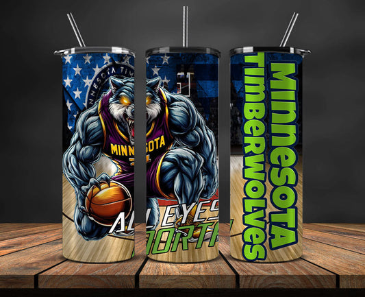 Minnesota Tumbler Wrap, NBA Tumbler Png , NBA DS-22