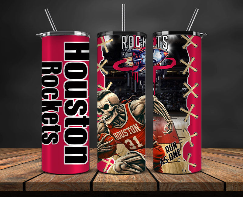 Houston Tumbler Wrap, NBA Tumbler Png , NBA DS-25