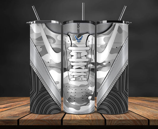 Air Force Tumbler Wrap, Military Sneaker Tumbler Wrap 27