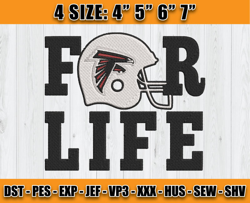 Atlanta Falcons Embroidery, NFL Falcons Embroidery, NFL Machine Embroidery Digital 27