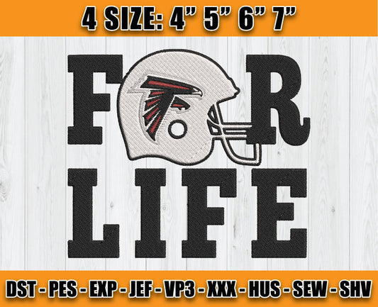 Atlanta Falcons Embroidery, NFL Falcons Embroidery, NFL Machine Embroidery Digital 27