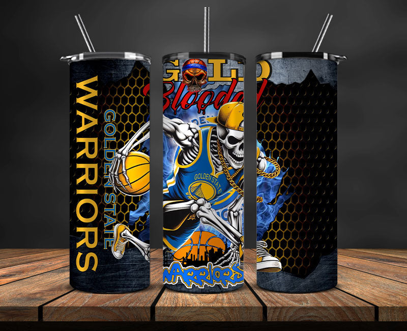 Warrior Tumbler Wrap, NBA Tumbler Png , NBA DS-27