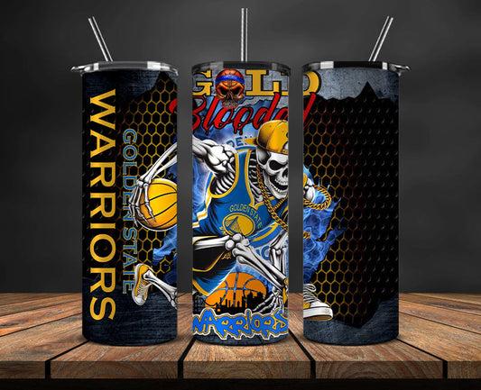 Warrior Tumbler Wrap, NBA Tumbler Png , NBA DS-27