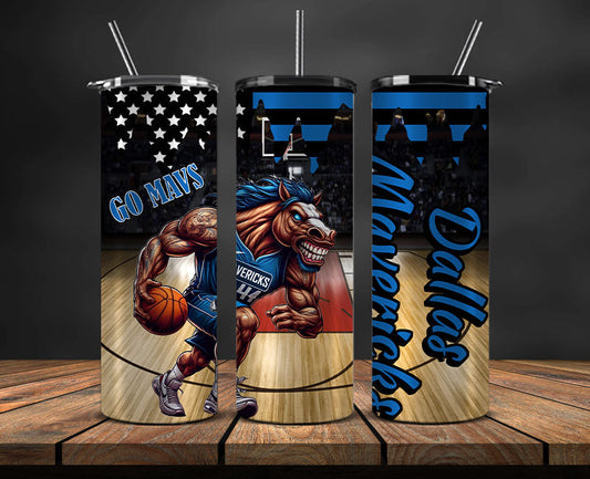 Dallas Tumbler Wrap, NBA Tumbler Png , NBA DS-28
