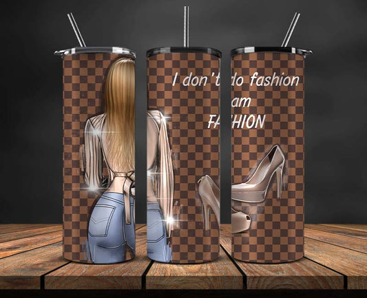 Brand Logo Tumbler Wrap , Fashion Logo Tumbler Wrap, Skinny Tumbler 20oz, Brand Tumbler Wrap 28