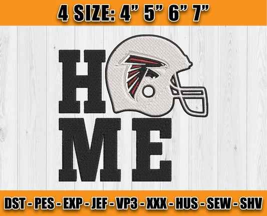 Atlanta Falcons Embroidery, NFL Falcons Embroidery, NFL Machine Embroidery Digital 28