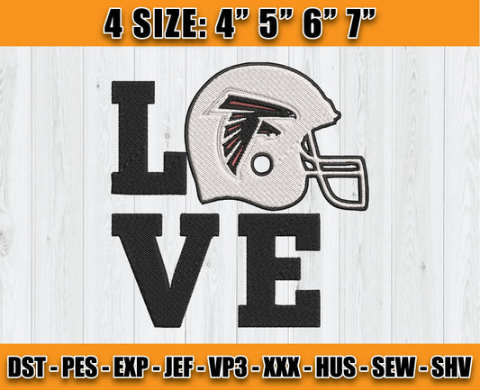 Atlanta Falcons Embroidery, NFL Falcons Embroidery, NFL Machine Embroidery Digital 29