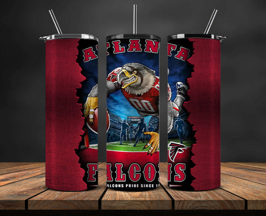Atlanta Falcons Tumbler, Falcons Logo Tumbler ,NFL Season 2023, Design 34
