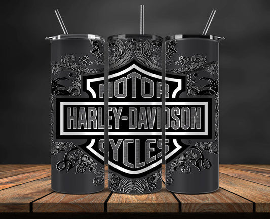 Harley Skinny Tumbler Png, Motor Harley Digital Tumbler Wrap, Moto Tumbler Wrap Design 35