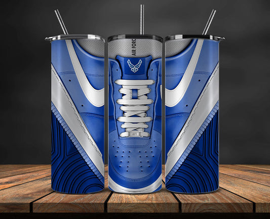 Air Force Tumbler Wrap, Military Sneaker Tumbler Wrap 36