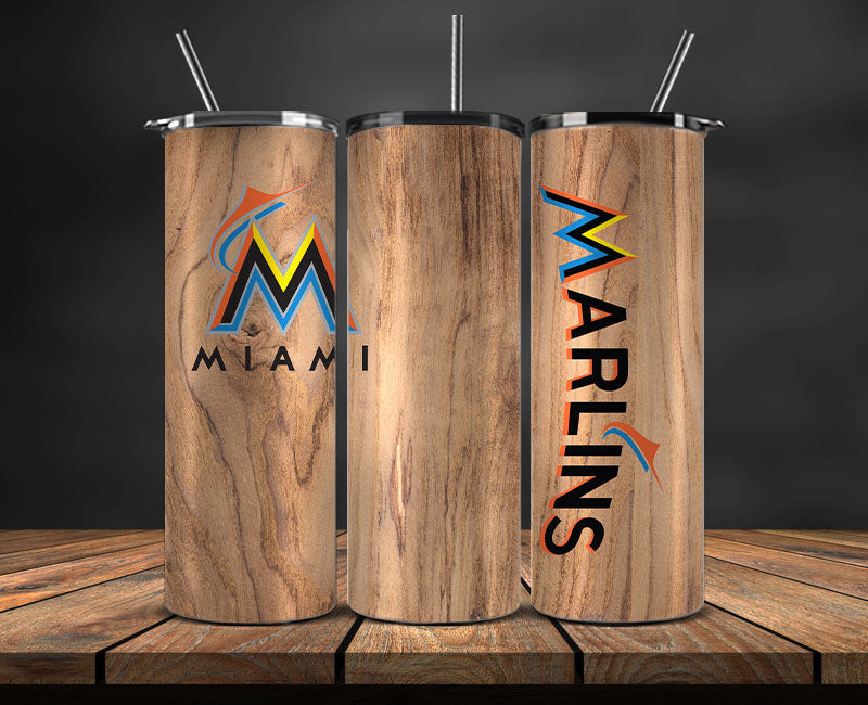 Miami Marlins Tumbler Wrap, MLB Tumbler Pn , MLB Tumbler Wrap Design New-37