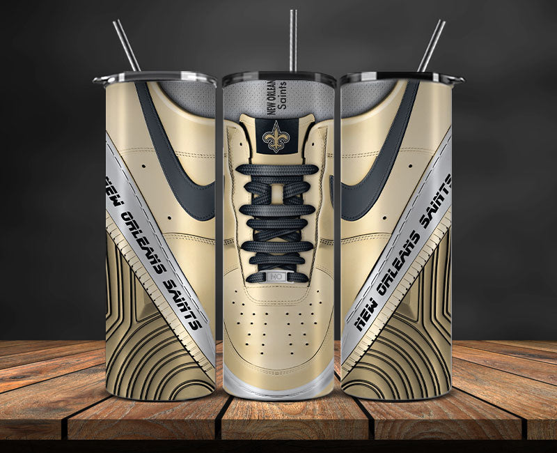 New Orleans Saints Tumbler Wrap, NFL Sneaker Tumbler Wrap  38