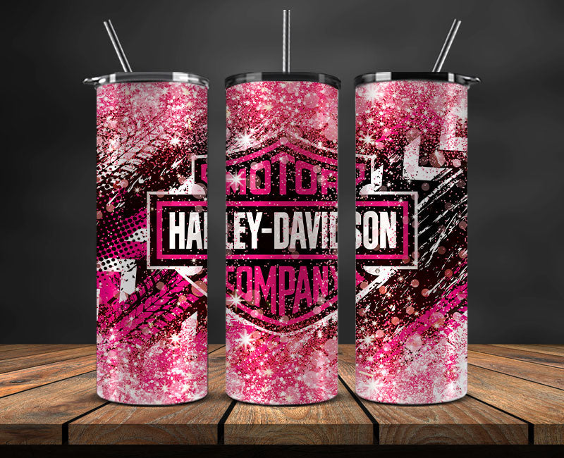 Harley Skinny Tumbler Png, Motor Harley Digital Tumbler Wrap, Moto Tumbler Wrap 03