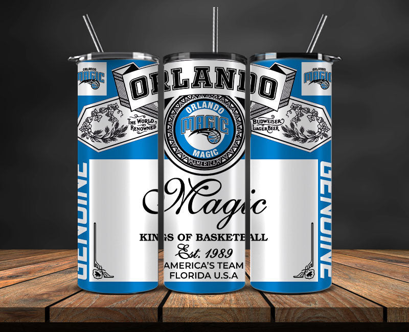 Orlando Magic Tumbler Wrap, NBA Tumbler Png , NBA DS-41