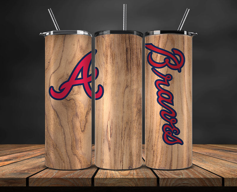 Atlanta Braves Tumbler Wrap, MLB Tumbler Pn , MLB Tumbler Wrap Design New-42