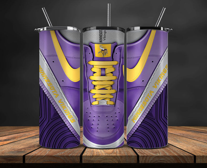 Minnesota Vikings Tumbler Wrap, NFL Sneaker Tumbler Wrap  43