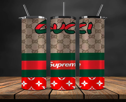 Brand Logo Tumbler Wrap , Fashion Logo Tumbler Wrap, Skinny Tumbler 20oz, Brand Tumbler Wrap 45