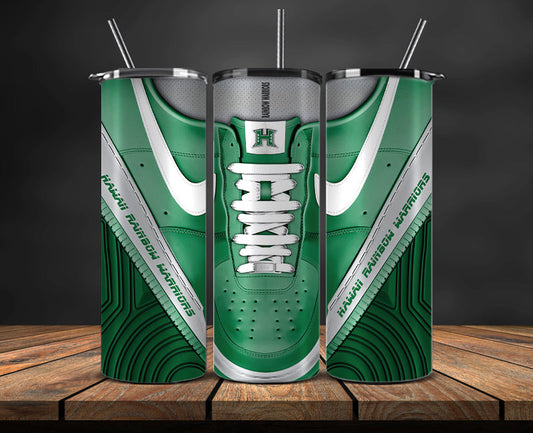 Hawaii Rainbow Warriors Sneaker Tumbler Wrap , College Sneaker Tumbler Wrap 46
