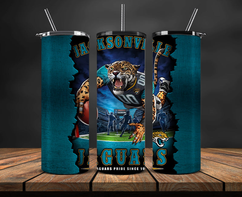 Jacksonville Jaguars Tumbler, Jaguars  Logo Tumbler ,NFL Season 2023, Design 47