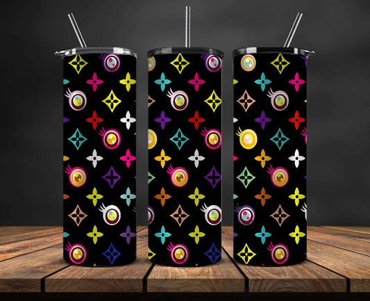Brand Logo Tumbler Wrap , Fashion Logo Tumbler Wrap, Skinny Tumbler 20oz, Brand Tumbler Wrap 48