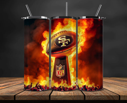 San Francisco 49ers Super Bowl Tumbler Png, Super Bowl 2024 Tumbler Wrap 52