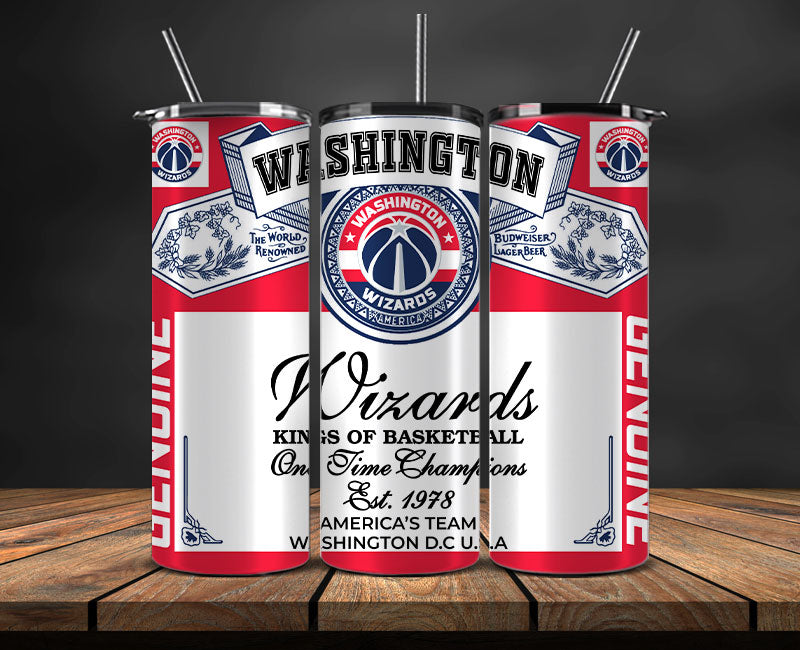 Washingto n Wizards Tumbler Wrap, NBA Tumbler Png , NBA DS-52