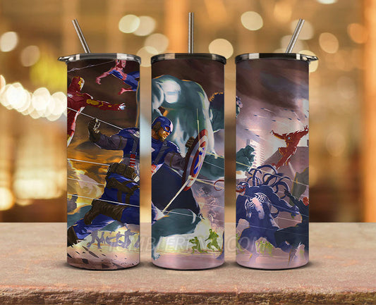 Mar vel Tumbler Png, Superhero Tumbler Skinny 20 oz , Cartoon Skinny Tumbler 20 oz Sublimation Design Png, Mar vel Heroes Tumbler Skinny 53