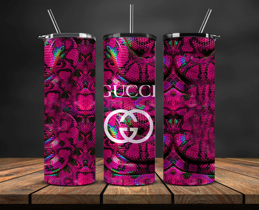 Brand Logo Tumbler Wrap , Fashion Logo Tumbler Wrap, Skinny Tumbler 20oz, Brand Tumbler Wrap 54