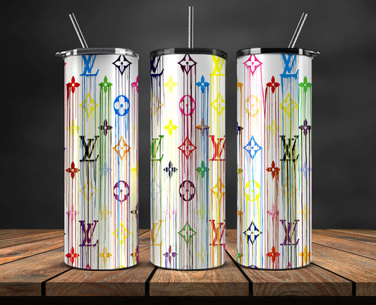 Brand Logo Tumbler Wrap , Fashion Logo Tumbler Wrap, Skinny Tumbler 20oz, Brand Tumbler Wrap 56