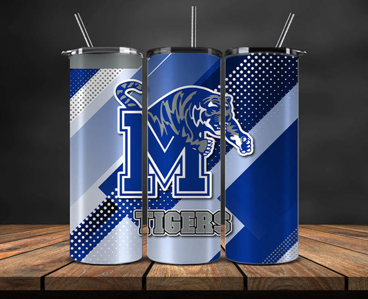 Memphis Tigers Logo 20 oz Tumbler Png ,College Football 20 Oz Tumbler Wrap 56