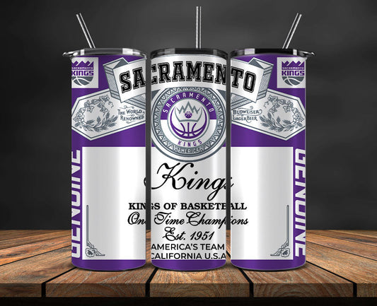 Sacramento Kings Tumbler Wrap, NBA Tumbler Png , NBA DS-56