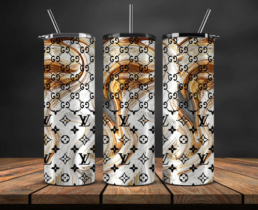 Brand Logo Tumbler Wrap , Fashion Logo Tumbler Wrap, Skinny Tumbler 20oz, Brand Tumbler Wrap 58