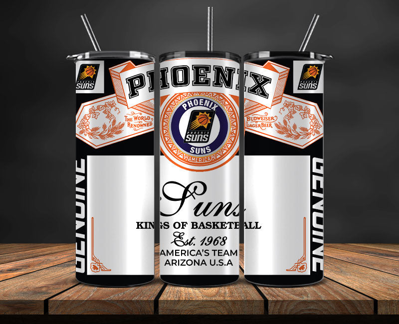 Phoenix Suns Tumbler Wrap, NBA Tumbler Png , NBA DS-59