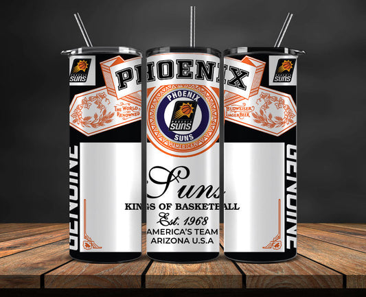 Phoenix Suns Tumbler Wrap, NBA Tumbler Png , NBA DS-59