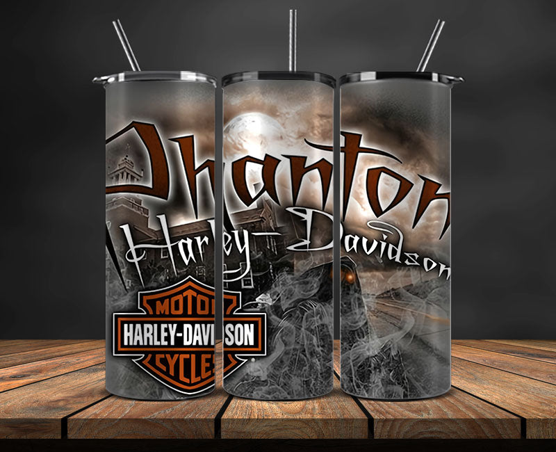 Harley Skinny Tumbler Png, Motor Harley Digital Tumbler Wrap, Moto Tumbler Wrap Design 05