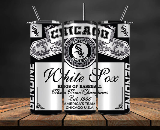 Chicago White Sox Tumbler Wrap, MLB Tumbler Pn , MLB Tumbler Wrap Design New-61