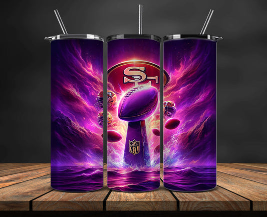 San Francisco 49ers  Super Bowl Tumbler Png, Super Bowl 2024 Tumbler Wrap 66