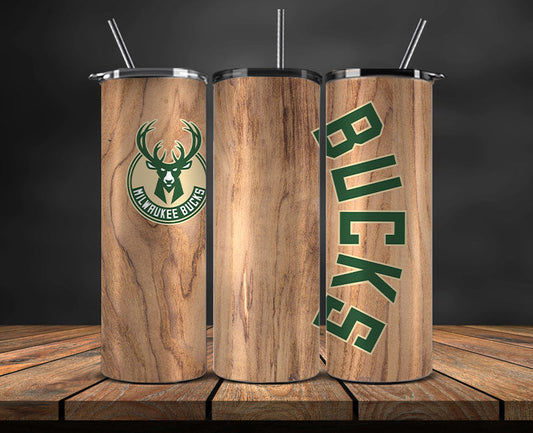 Milwaukee Bucks Tumbler Wrap, NBA Tumbler Png , NBA DS-67