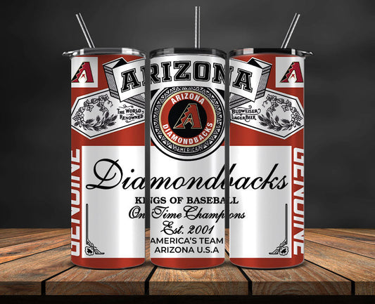 Arizona Diamondbacks Tumbler Wrap, MLB Tumbler Pn , MLB Tumbler Wrap Design New-69
