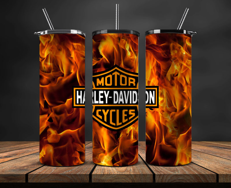 Harley Skinny Tumbler Png, Motor Harley Digital Tumbler Wrap, Moto Tumbler Wrap 06