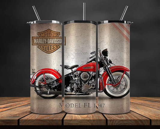 Harley Skinny Tumbler Png, Motor Harley Digital Tumbler Wrap, Moto Tumbler Wrap Design 71
