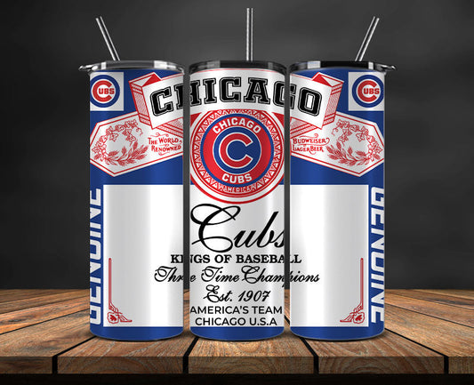 Chicago Cubs Tumbler Wrap, MLB Tumbler Pn , MLB Tumbler Wrap Design New-73