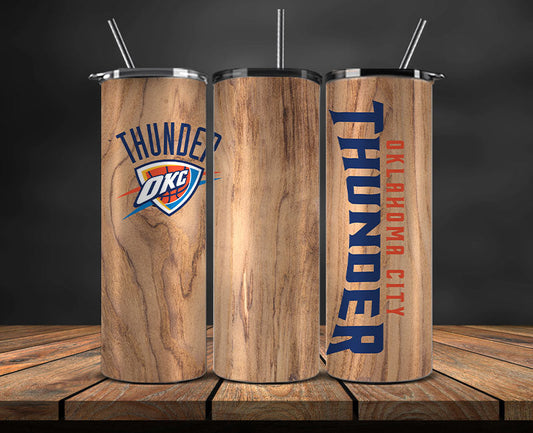 Oklahoma City Thunder Tumbler Wrap, NBA Tumbler Png , NBA DS-73