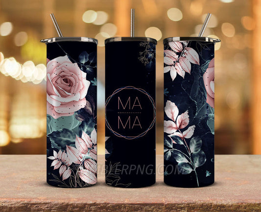 Mother's Day Tumbler Wrap Png, Mom Tumbler, Mother Tumbler,Mother's Day Skinny Tumbler 75