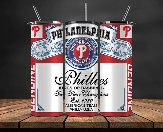 Philadelphia Phillies Tumbler Wrap, MLB Tumbler Pn , MLB Tumbler Wrap Design New-75