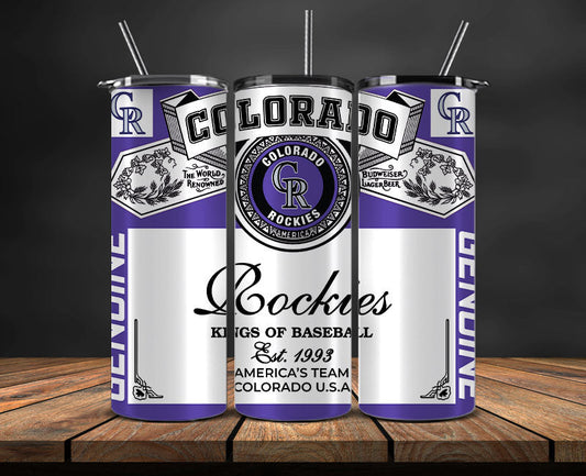 Colorado Rockies Tumbler Wrap, MLB Tumbler Pn , MLB Tumbler Wrap Design New-76