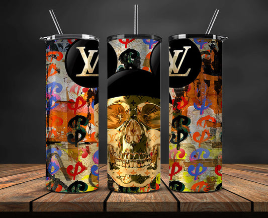 Brand Logo Tumbler Wrap , Fashion Logo Tumbler Wrap, Skinny Tumbler 20oz, Brand Tumbler Wrap 77