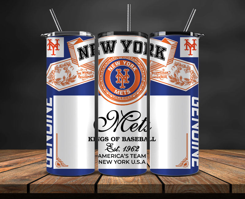 New York Mets Tumbler Wrap, MLB Tumbler Pn , MLB Tumbler Wrap Design New-77
