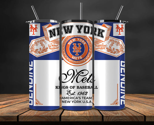 New York Mets Tumbler Wrap, MLB Tumbler Pn , MLB Tumbler Wrap Design New-77