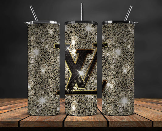 Brand Logo Tumbler Wrap , Fashion Logo Tumbler Wrap, Skinny Tumbler 20oz, Brand Tumbler Wrap 78